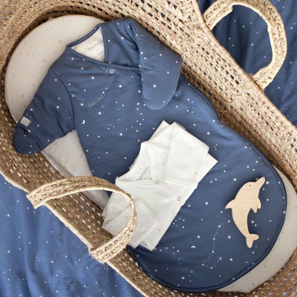 Gigoteuse Magic Bag hiver 1-4 mois Pady Jersey bleu foncé