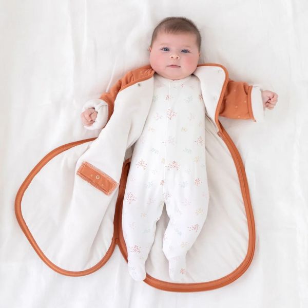 Gigoteuse Magic Bag hiver 1-4 mois Pady jersey mini print caramel