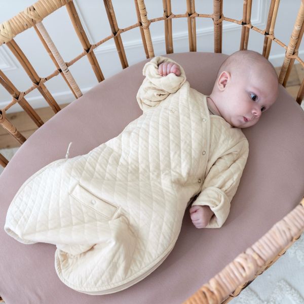 Gigoteuse Magic Bag mi-saison 1-4 m Pady quilted jersey Crème