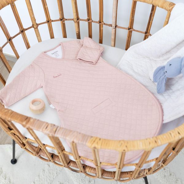Gigoteuse Magic Bag mi-saison 1-4 m Pady quilted jersey Blush