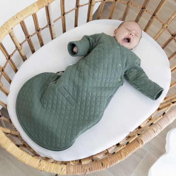 Gigoteuse Magic Bag mi-saison 1-4 m Pady quilted jersey Vert