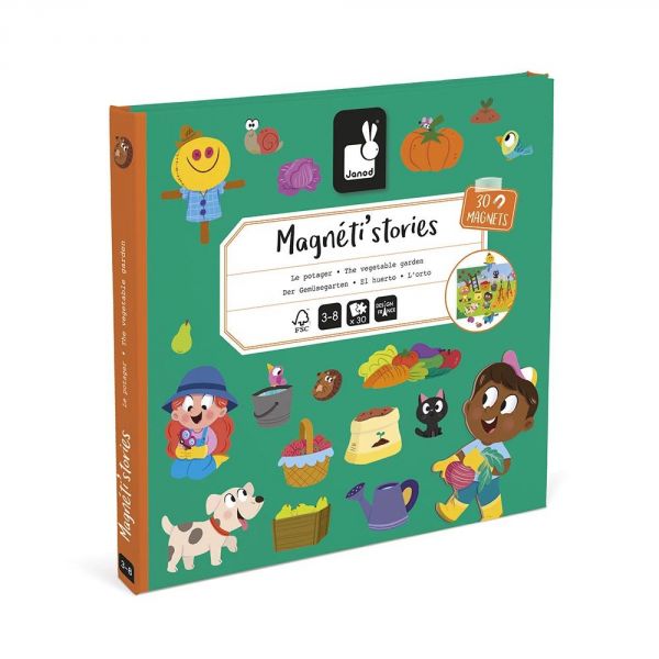 Jeu d'éveil magnétique Magnéti'Stories Le potager