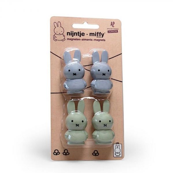 Lot de 4 magnets Miffy Mer