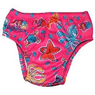 Maillot de bain-couche rose 3-6 mois