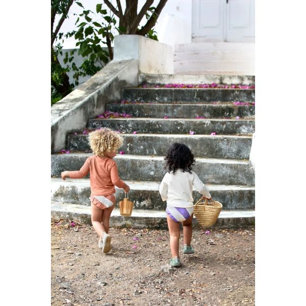 Maillot de bain couche bébé Rayures 18-24 mois