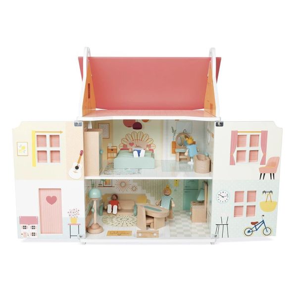 Maison de poupées en bois