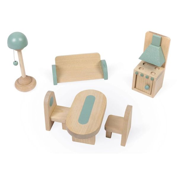 Maison de poupées en bois