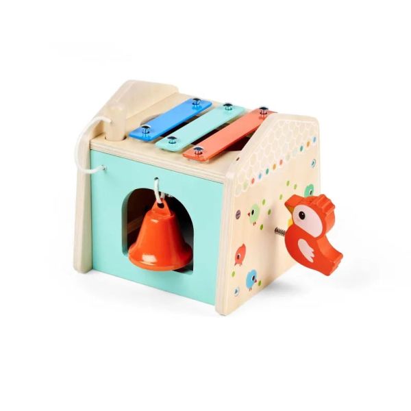 Jouet d'éveil en bois Maisonnette Sonore