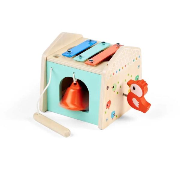 Jouet d'éveil en bois Maisonnette Sonore