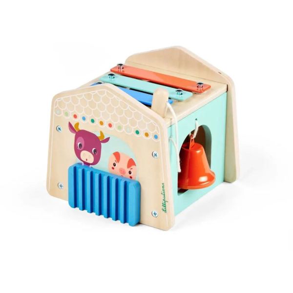 Jouet d'éveil en bois Maisonnette Sonore