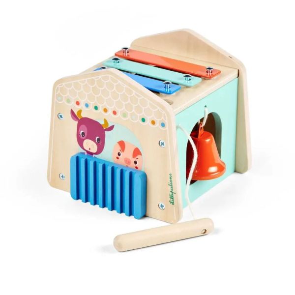 Jouet d'éveil en bois Maisonnette Sonore
