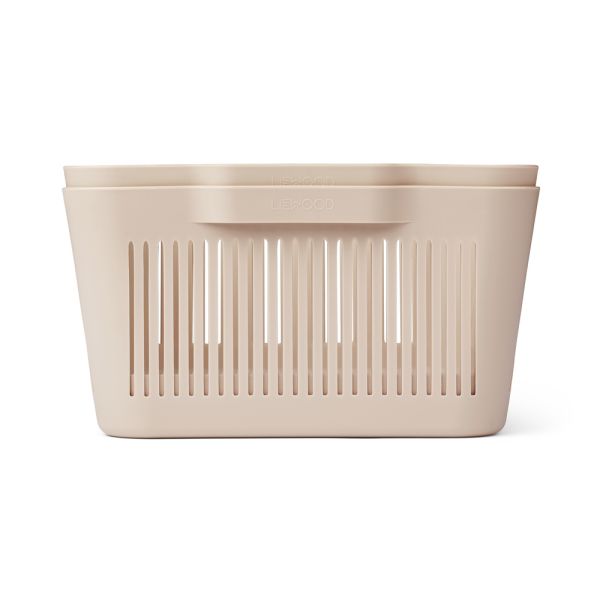Lot de 2 paniers de rangement Makeeva Sandy