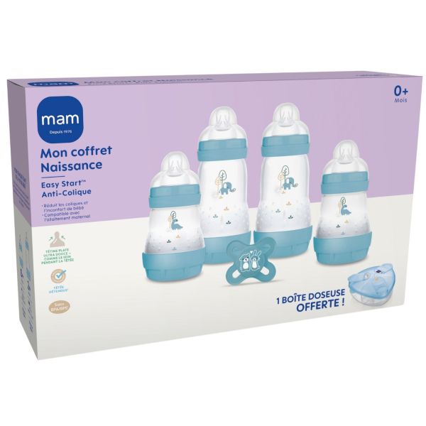 Coffret biberons naissance anti-colique Océan