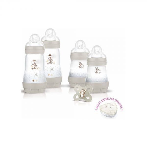Coffret biberons naissance anti-colique Dune