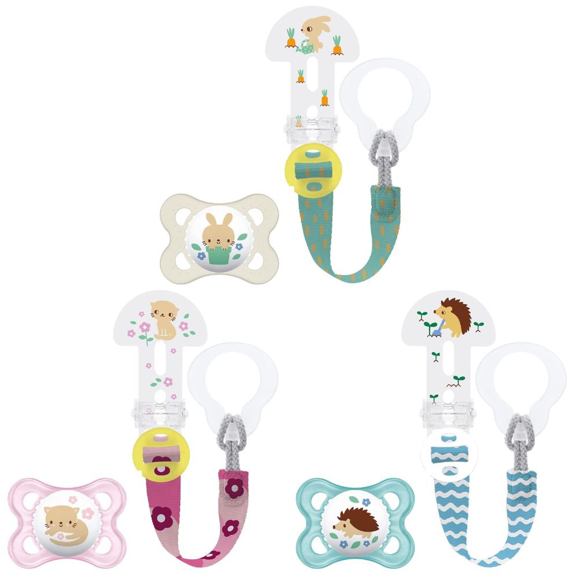 Mam Kit Sucette Et Attache Sucette 0 6 Mois Aleatoire Made In Bebe