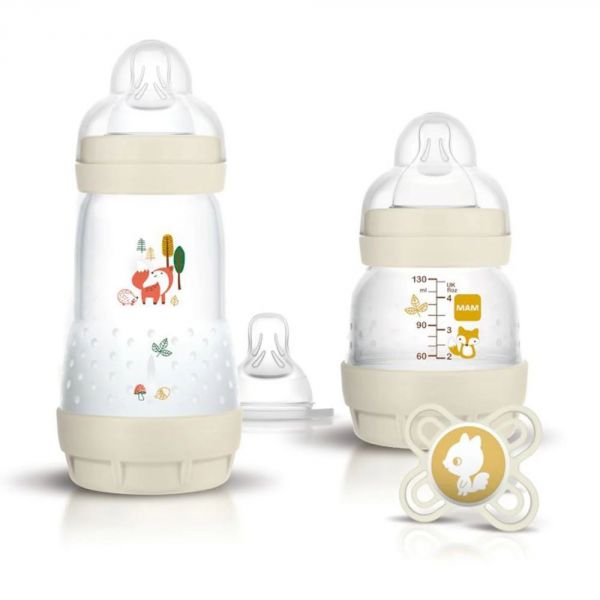 Coffret biberon naissance anti-colique lin