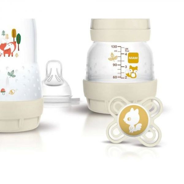 Coffret biberon naissance anti-colique lin