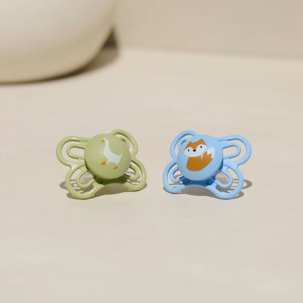 Lot de 2 sucettes 2-6 mois Perfect coloris aléatoire