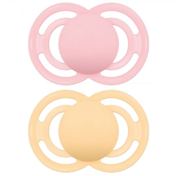 Lot de 2 sucettes 6 mois+ Perfect Tendance Coloris aléatoire