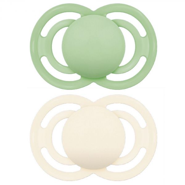 Lot de 2 sucettes 6 mois+ Perfect Tendance Coloris aléatoire