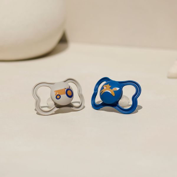 Lot de 2 sucettes 6 mois+ Supreme Coloris aléatoire