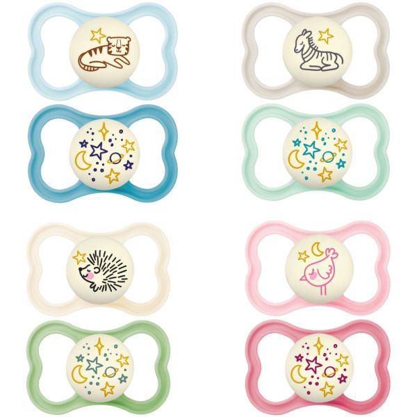 Lot de 2 sucettes nuit 18 mois+ Supreme Coloris aléatoire