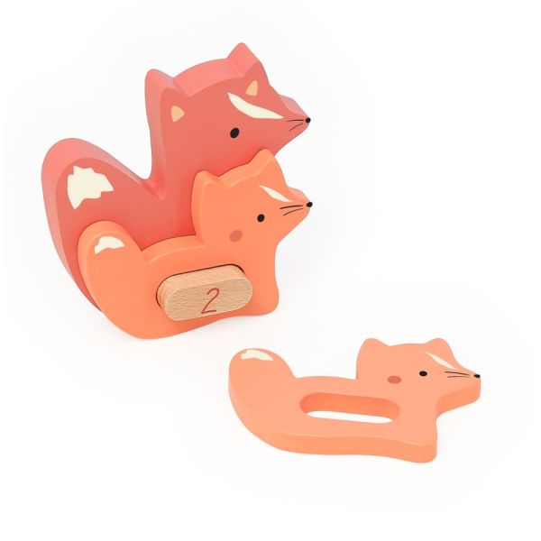 Puzzles 3D en bois Animaux à compter et associer