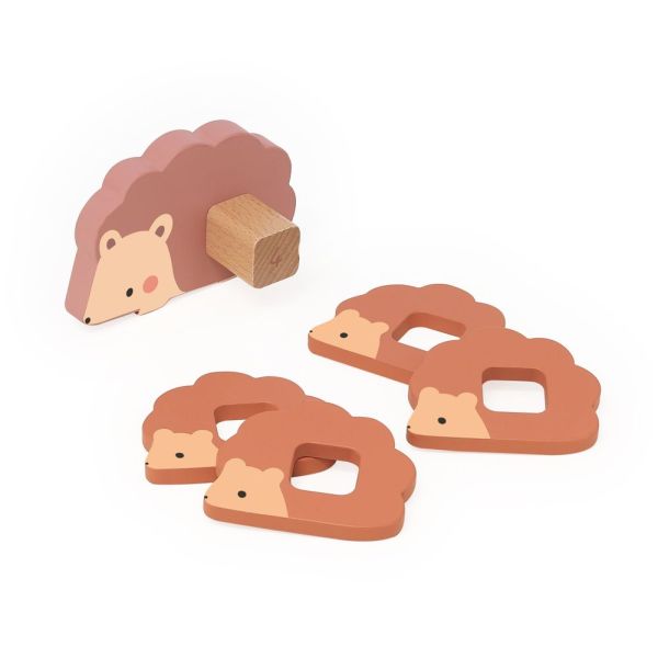 Puzzles 3D en bois Animaux à compter et associer