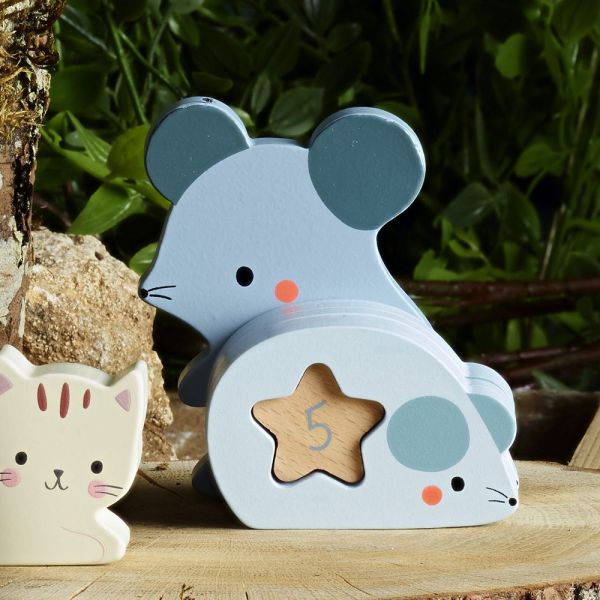 Puzzles 3D en bois Animaux à compter et associer