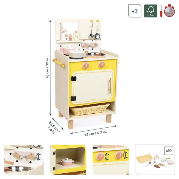 Cuisine en bois pour enfant Mamie Soleil