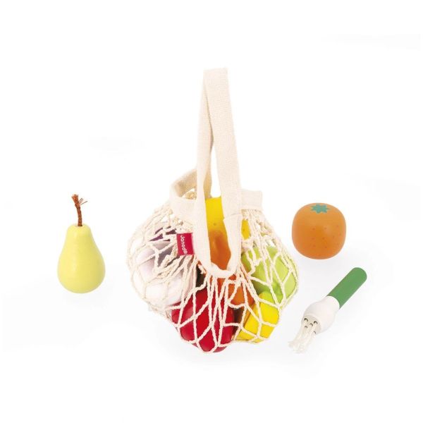 Set de 12 fruits et légumes pour enfant Mamie soleil