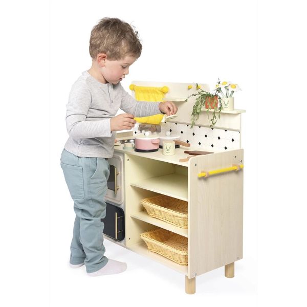 Grande cuisine en bois pour enfant Mamie Soleil