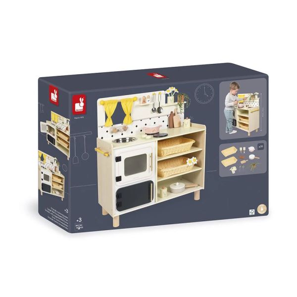 Grande cuisine en bois pour enfant Mamie Soleil