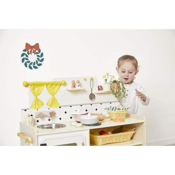 Grande cuisine en bois pour enfant Mamie Soleil