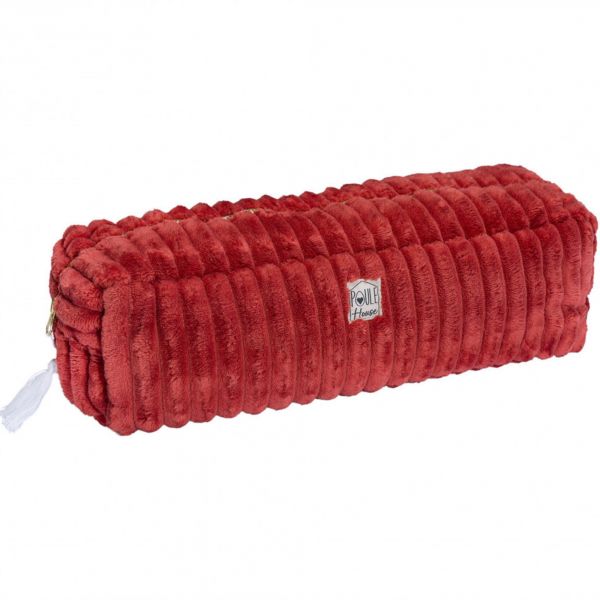 Maxi trousse Manon pour le nécessaire de maman minky matelassé - paprika