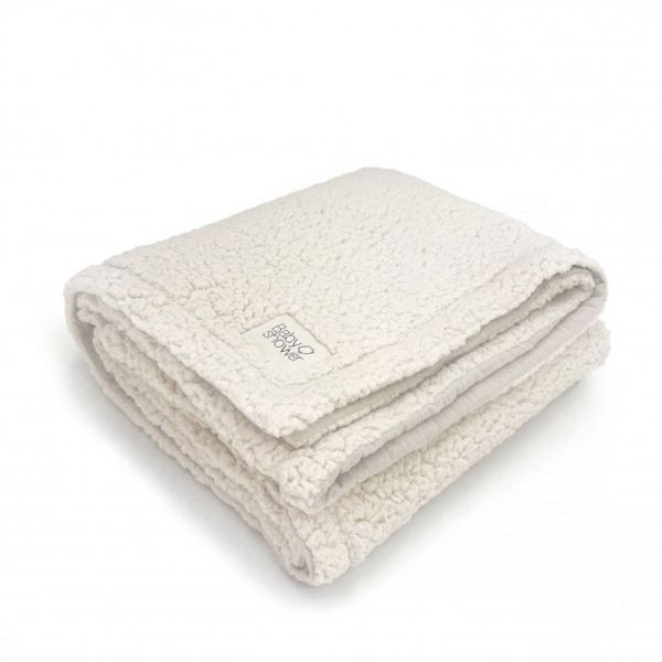 Couverture polaire Mouton Ecru