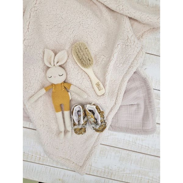 Couverture polaire Mouton Ecru