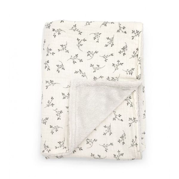 Couverture polaire Olive Bloom vert