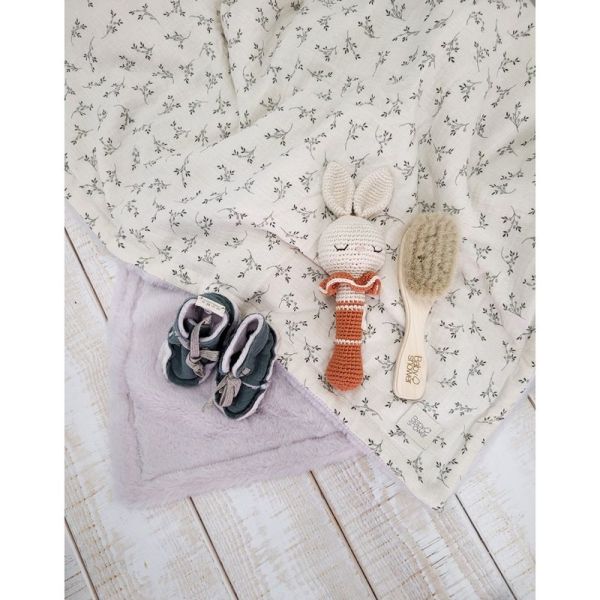 Couverture polaire Olive Bloom vert