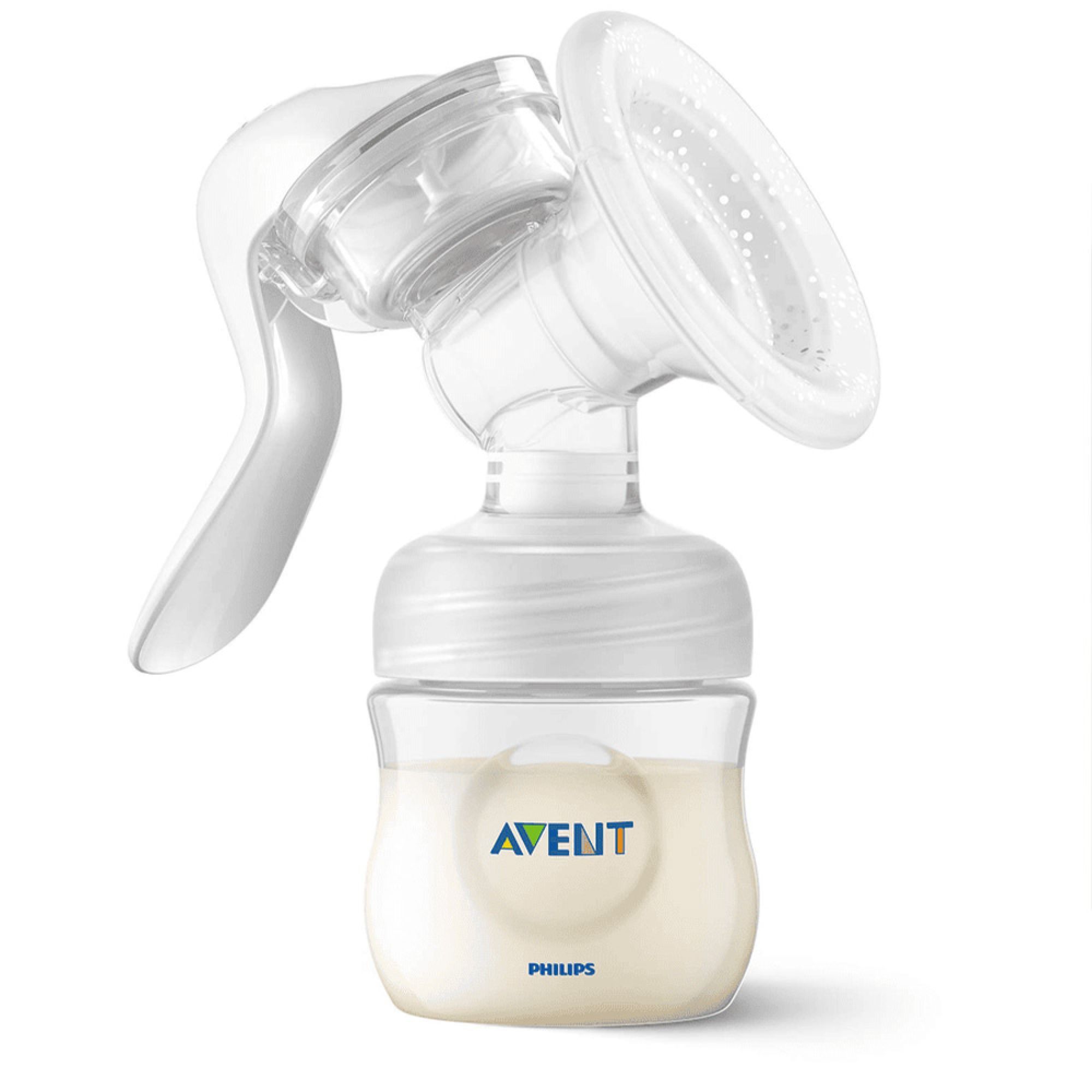 Philips Avent Tire-lait manuel sans BPA, portable et léger, coussin en  silicone souple adaptatif de taille unique (Modèle SCF430/01) : :  Bébé et Puériculture