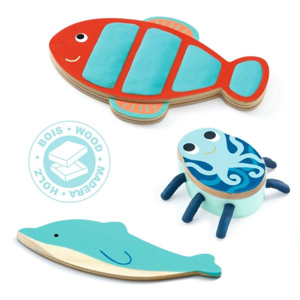 Coffret de créations de pâte à modeler Mapataocéan
