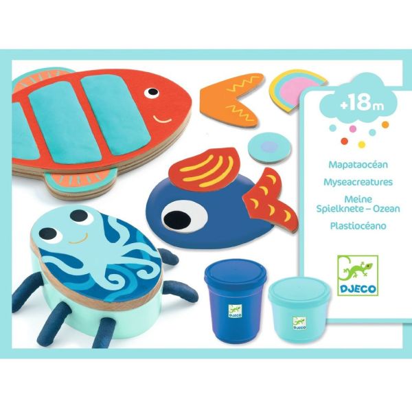Coffret de créations de pâte à modeler Mapataocéan