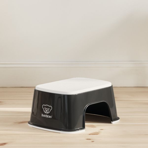 Marche pied enfant noir et blanc