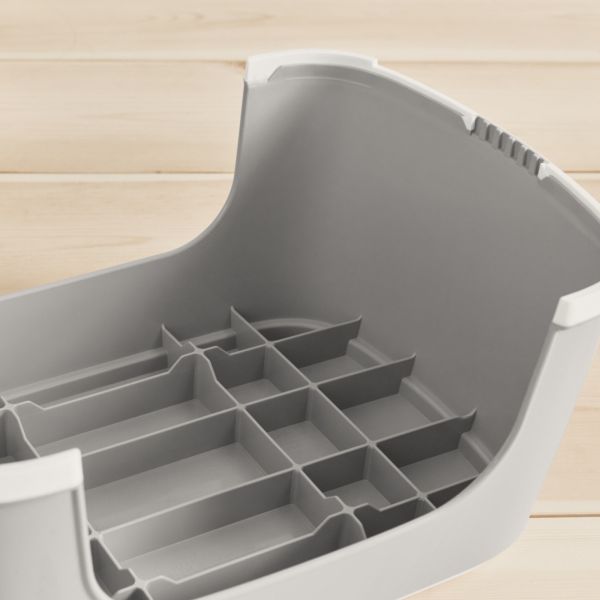 Marche pied enfant gris et blanc