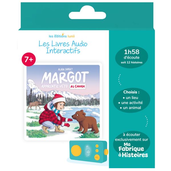 Livre audio Margot Apprentie véto au Canada