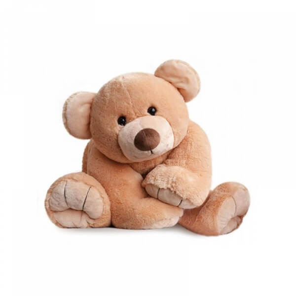 Peluche géante Gros'ours miel 90 cm