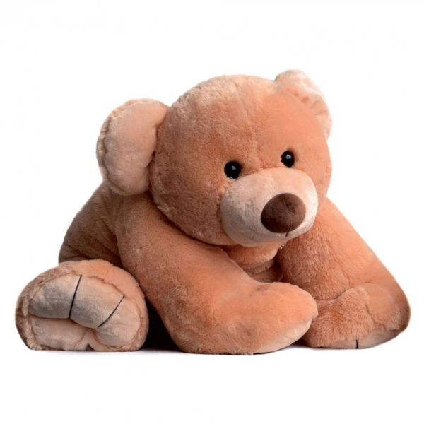 Grand Ours en peluche Gros'ours miel 65 cm