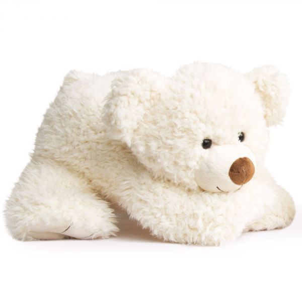 Peluche Pat'ours blanc 65 cm