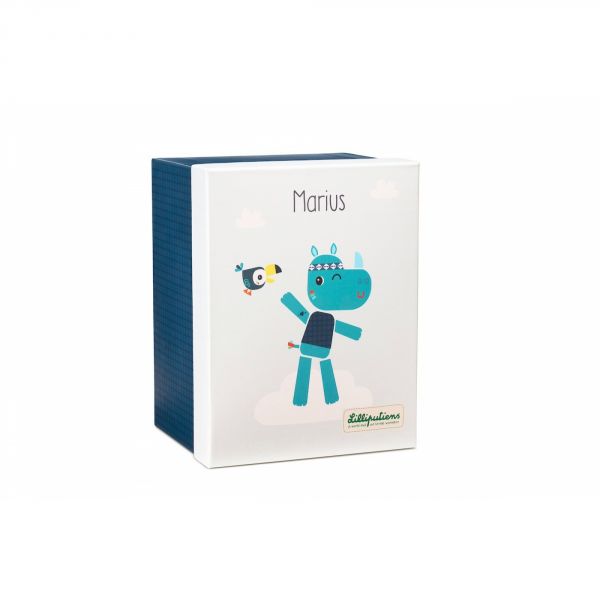 Coffret peluche câline Marius costo