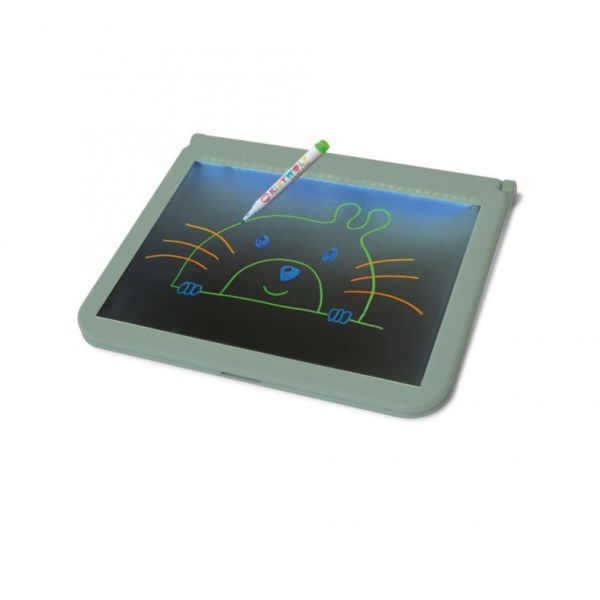 Lot de 4 marqueurs fluorescents néon effaçables Kidymarker RVBO